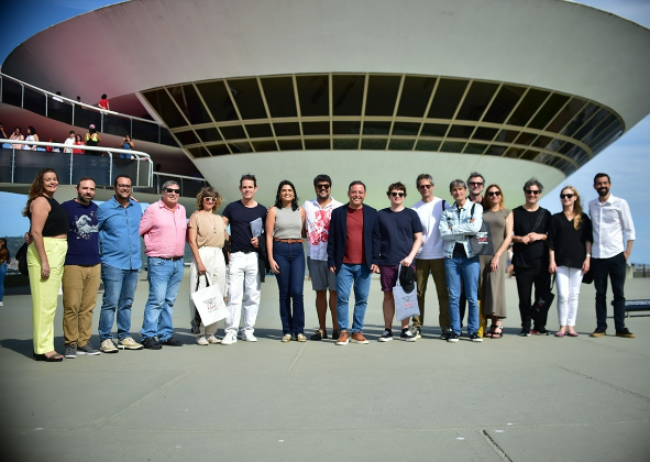 DIRETORES EUROPEUS SE ENCANTAM COM NITERÓI ANTES DA ABERTURA DO FESTIVAL DE CINEMA IMOVISION