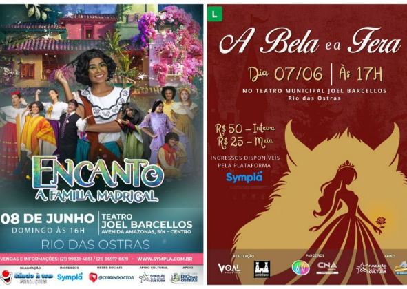 TEATRO JOEL BARCELLOS APRESENTA FIM DE SEMANA MÁGICO PARA TODA A FAMÍLIA