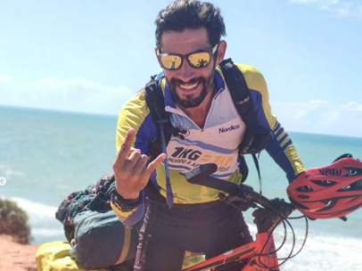 PROJETO DE CICLISTA RIOSTRENSE COMBINA TRAVESSIA INTERNACIONAL COM AÇÃO SOLIDÁRIA