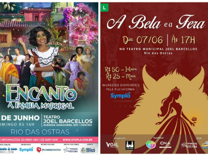 TEATRO JOEL BARCELLOS APRESENTA FIM DE SEMANA MÁGICO PARA TODA A FAMÍLIA